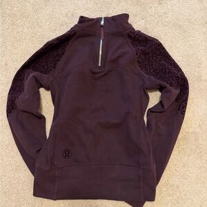Lululemon Purple Half-Zip Pullover